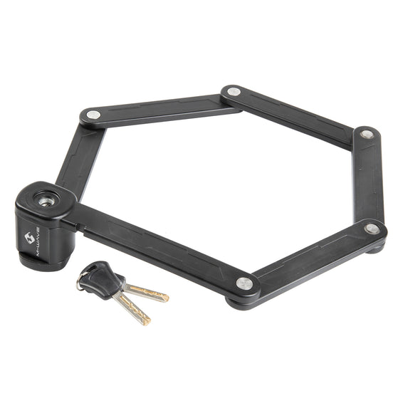 M-Wave Faltschloss 875mm mit Clip-On-Halter