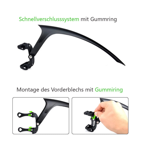 RBRL RL770 Rennrad-Schutzbleche 28 Zoll Schnellverschluss