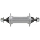 Vorderradnabe Alu, Einbaumaß 100mm, Achslänge 145mm, 3/8" Gewinde, silber-1