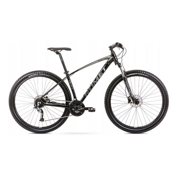 29 Zoll Romet Mustang M1 Mountainbike 19" Alurahmen, Schwarz-Grau