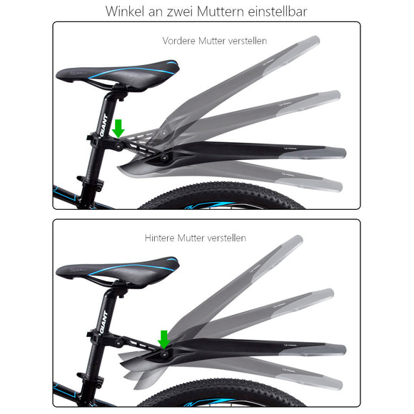 RBRL RL-890 MTB-Schutzbleche 26-27.5 Zoll mit Schnellverschluss