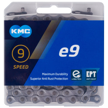 KMC E9 EPT 9-Gang Kette für E-Bikes, 136 Glieder