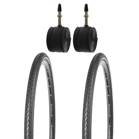 Kujo 2 Stk. 28 Zoll Reifen 700x45c mit Pannenschutz inkl. Schläuche FV 47-622, KU-2001