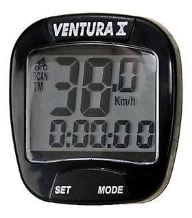 Ventura Fahrradcomputer X Tacho 10 Funktionen, verschiedene Farben - 0