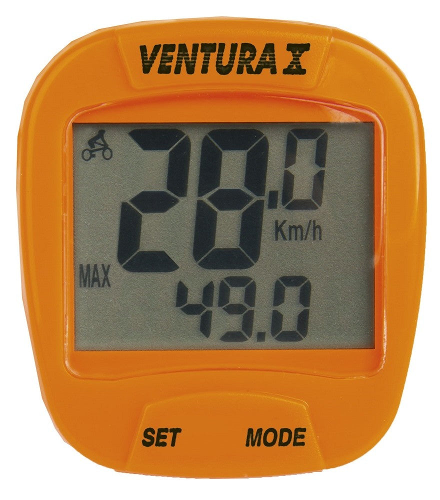 tacho für kinderfahrrad Ventura Fahrradcomputer X Tacho 10 Funktionen, verschiedene Farben