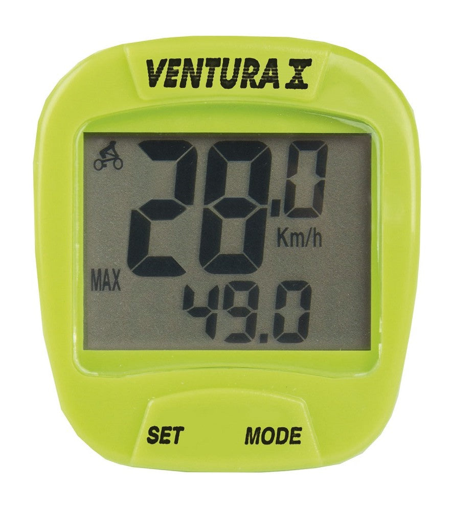 Ventura Fahrradcomputer X Tacho 10 Funktionen, verschiedene Farben
