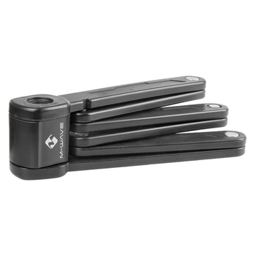 M-Wave Faltschloss 875mm mit Clip-On-Halter - 0