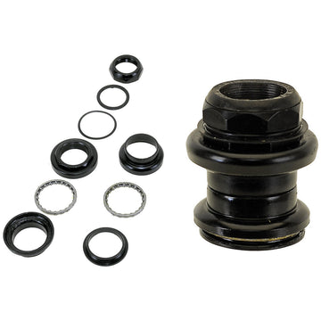 Steuersatz 1.1/8 Zoll, 25.4/34/30 mm, Stahl, schwarz, 2-fach gedichtet