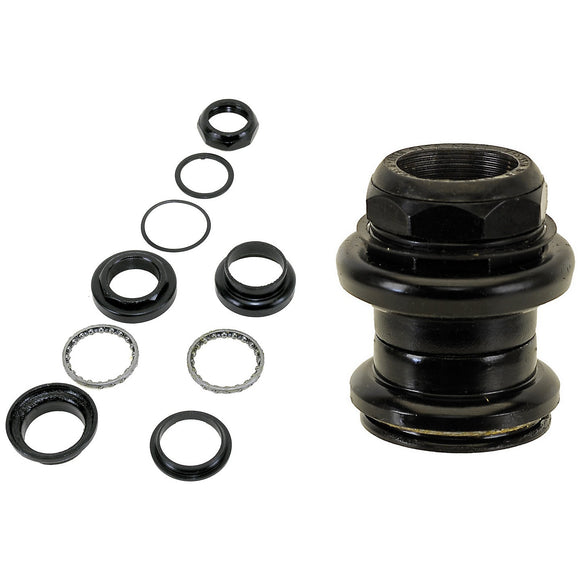 Steuersatz 1.1/8 Zoll, 25.4/34/30 mm, Stahl, schwarz, 2-fach gedichtet