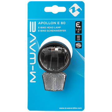 LED-Vorderlicht 80 Lux für E-Bikes 6-48V - 0