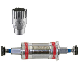 Neco Innenlager Tretlager 244g Industriekugellager Aluschale 244g mit oder ohne Spezialwerkzeug 107,5 bis 131mm - 0