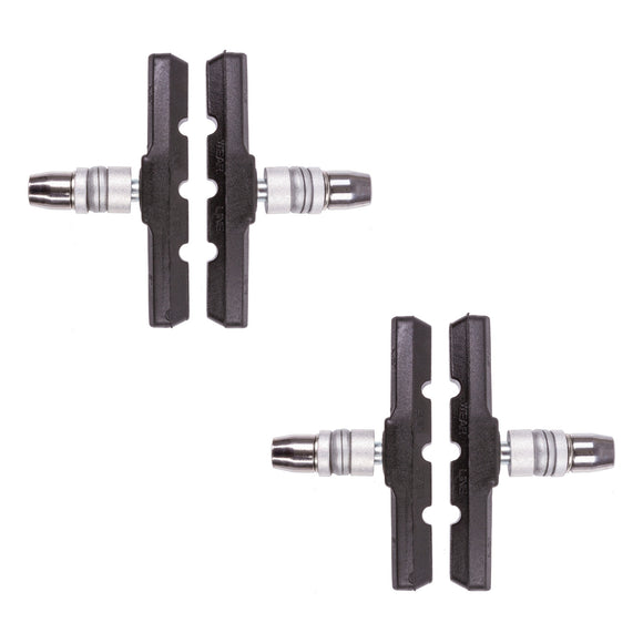 2 Paar V-Bremsschuhe 70mm symetrisch mit Bolzen mit Gewinde