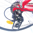24 Zoll Delta Kinderfahrrad 18-Gang Rot Detailbild Schaltwerk