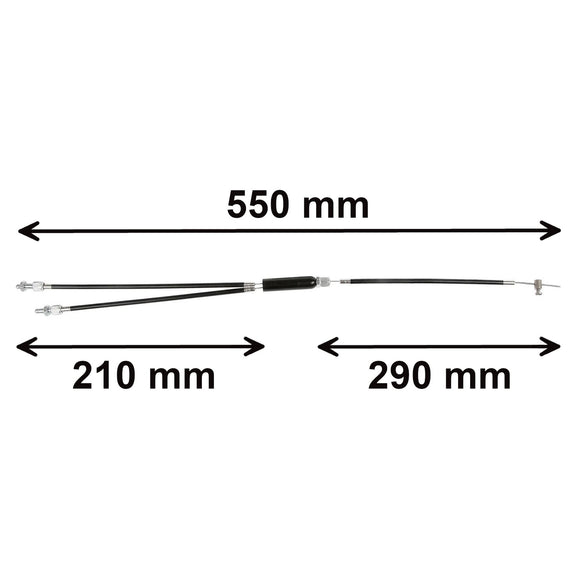 BMX-Bremszug vom Bremshebel zum Rotor inkl. Innen- und Außenzug