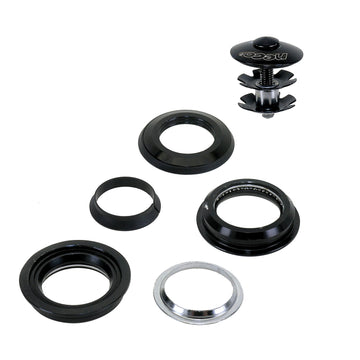 Ahead-Semi-Integrated-Steuersatz, 1.1/8 Zoll, Alu/ Stahl, schwarz, 28.6/44.0/30.0 mm - 0