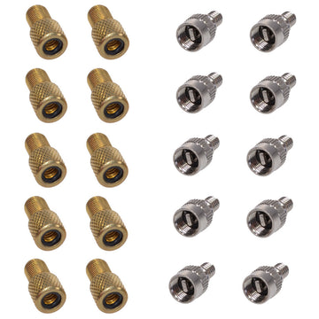 Ventiladapter-Set Autoventil Adapter Dunlopventil Adapter für Pumpen 1er 5er 10er