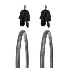 Kujo 2 Stk. 28 Zoll Reifen 700x45c inkl. Schläuche DV, 47-622, KU-2003