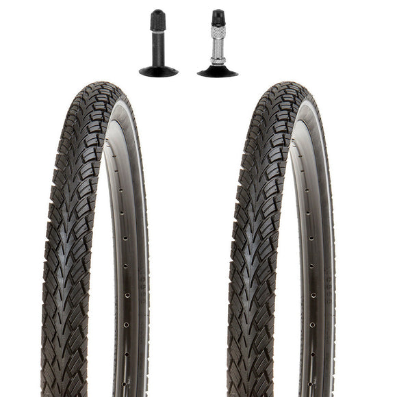 Kujo 2 Stk. 20 Zoll Reifen 20x1.75 mit Pannenschutz und Schlauchauswahl, 47-406, KU-2005