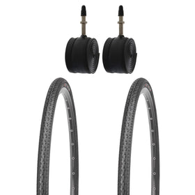 Kujo 2 Stk. 28 Zoll Reifen 700x35c inkl. Schläuche FV, 37-622, KU-2001