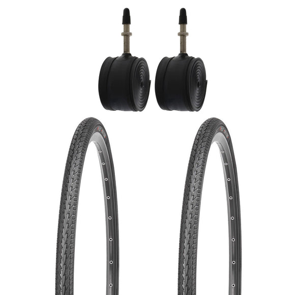 Kujo 2 Stk. 28 Zoll Reifen 700x35c inkl. Schläuche FV, 37-622, KU-2001