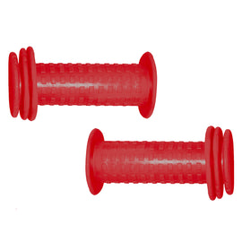 1 Paar Lenkergriffe 85mm für Kinderfahrräder, rot