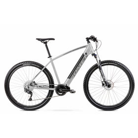 29 Zoll Romet E-Rambler E-Bike MTB Bafang Mittelmotor 10-Gang, Grafitgrau