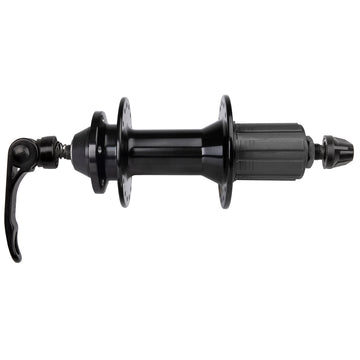 Hinterradnabe Alu Hohlachse Einbaumaß 135 mm für Steckkassette, schwarz