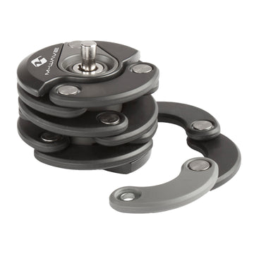 M-Wave Falt-Discschloss 600mm mit Stahlgliedern und Clip-On-Halter