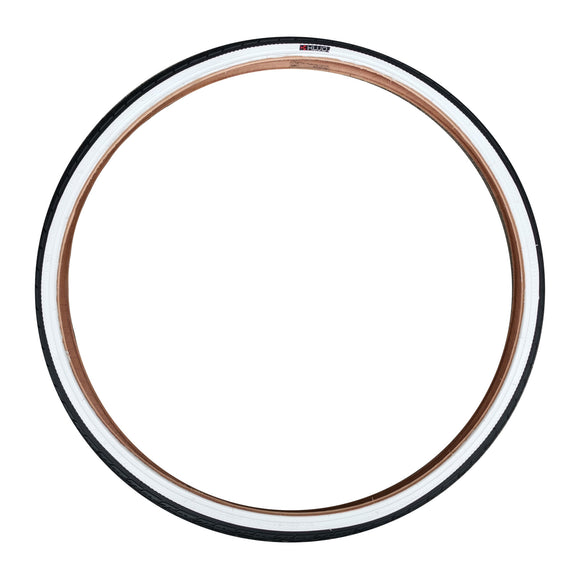 Kujo 2x 26x1 3/8 Zoll Fahrradreifen mit Weisswand inkl. Schläuche AV, 37-590, KU-2012