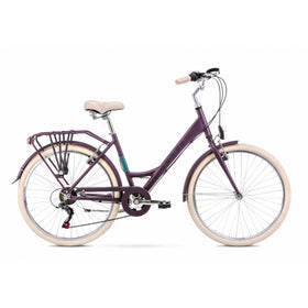 26 Zoll Romet Sonata Cityfahrrad 18" Alurahmen 6-Gang, Lila