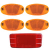 Reflektor-Set mit 4 Stk. Speichenreflektor und 1 Stk. Z-Reflektor