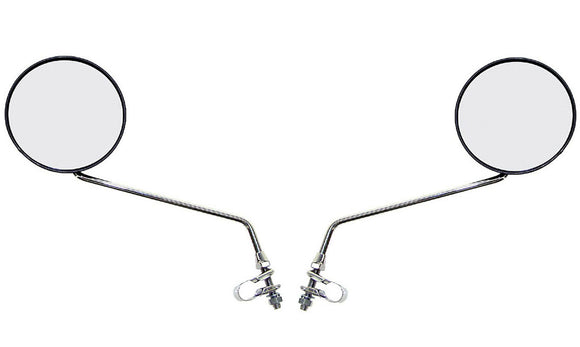 2 Stk. Fahrradspiegel Mopedspiegel Ø105mm