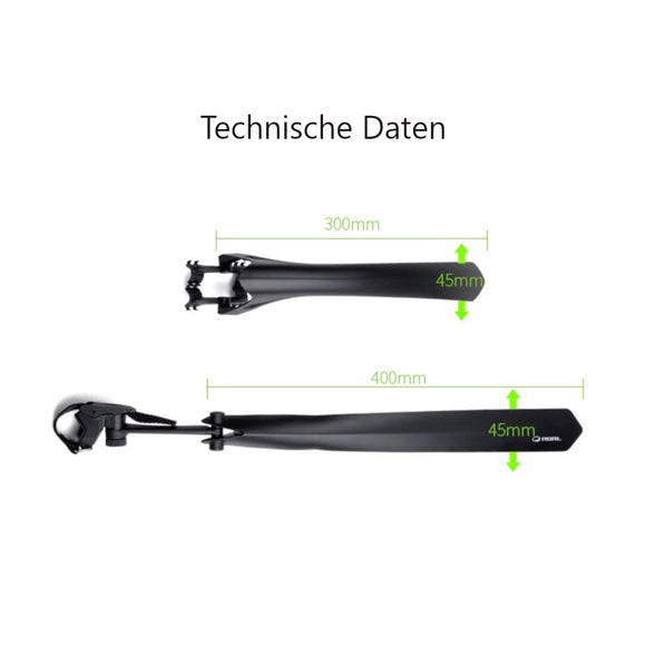 RBRL RL770 Rennrad-Schutzbleche 28 Zoll Schnellverschluss