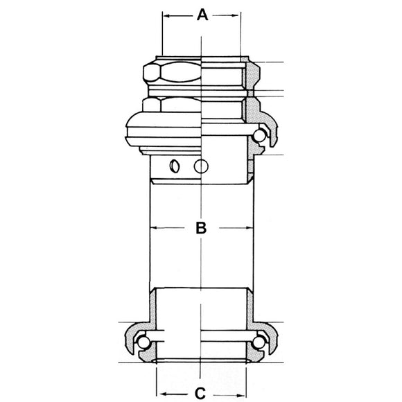 Steuersatz 1.1/8 Zoll, 25.4/34/30 mm, Stahl, schwarz, 2-fach gedichtet