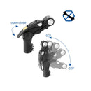 Promax Ahead-Vorbau 1.1/8 Zoll 110mm für 25.4mm Lenker, werkzeuglos verstellbar-3