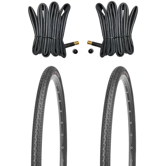 Kujo 2 Stk. 28 Zoll Reifen 700x35c inkl. Schläuche AV, 37-622, KU-2001