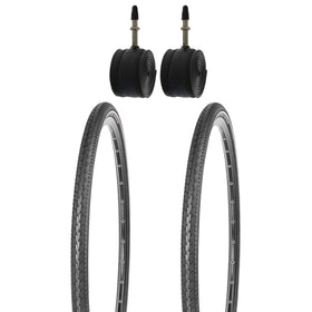 Kujo 2 Stk. 28 Zoll Reifen 700x35c mit Pannenschutz inkl. Schläuche FV, 37-622, KU-2001