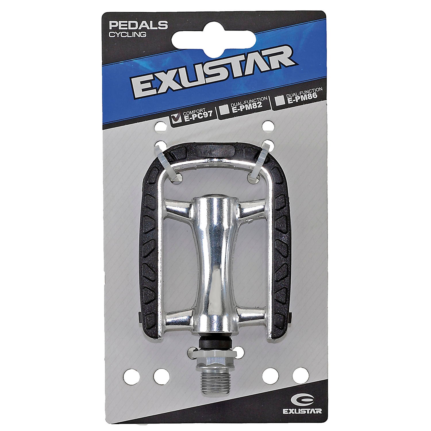 anti rutsch pedale Exustar Anti-Rutschpedale 9/16 Zoll Aluminium