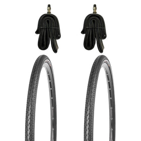 Kujo 2 Stk. 28 Zoll Reifen 700x40c inkl. Schläuche DV, 42-622, KU-2001