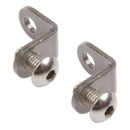 2 Stück Winkel zur Befestigung von Schutzblechstreben an Federgabel mit Schraube-1