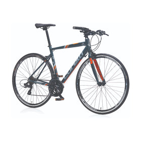 28 Zoll Corelli Fitbike 1.0, 57 cm Rahmenhöhe, 21-Gang, Alurahmen Braun-Orange