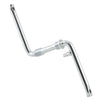BMX-Kurbelgarnitur 152mm Stahl Pedalgewinde 1/2 Zoll, verchromt