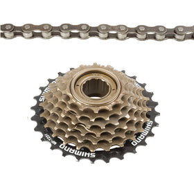 Shimano Zahnkranz MF-TZ-500-7 7-Gang 14-28 Zähne inkl. Kette