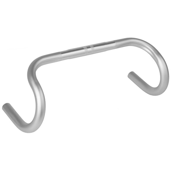 Rennrad-Lenker 425mm Alu für 25.4mm, silber