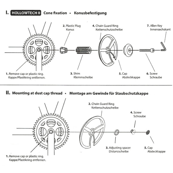 M-Wave Kettenschutzscheibe universell passend