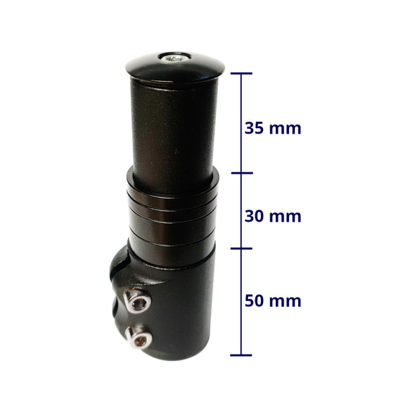 Ahead Höhenadapter für 1.1/8 Zoll 150mm inkl. 4 Distanzringen