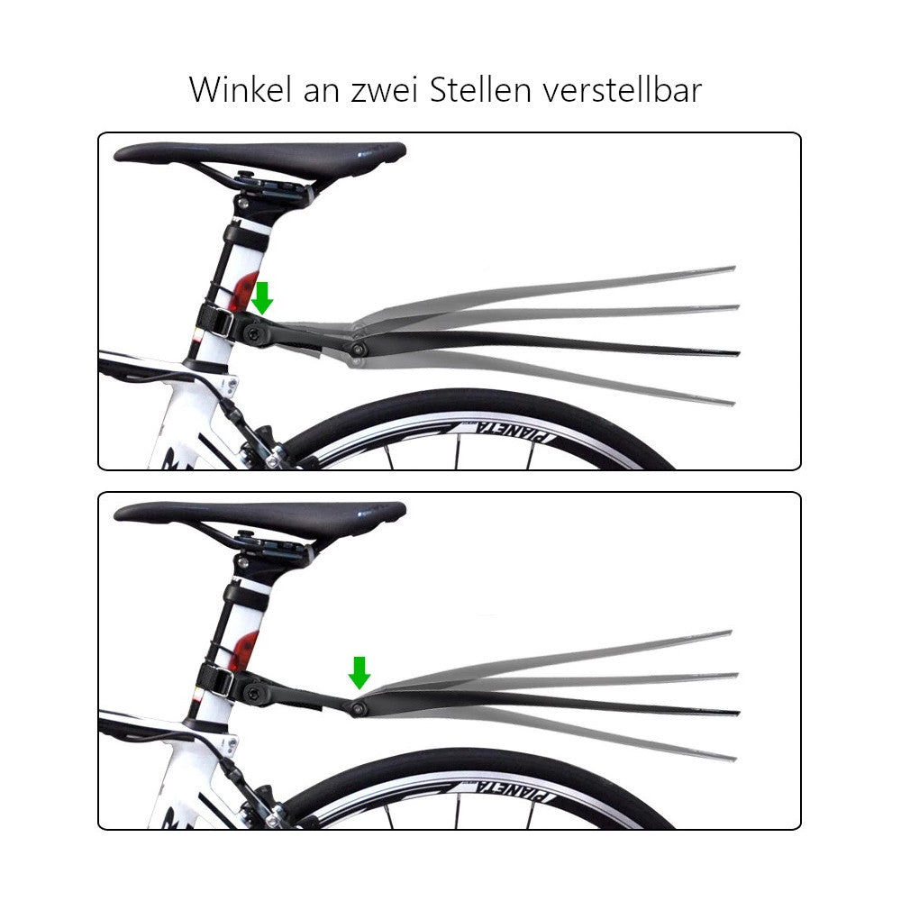 rennrad mit licht und schutzblech RBRL RL770 Rennrad-Schutzbleche 28 Zoll Schnellverschluss