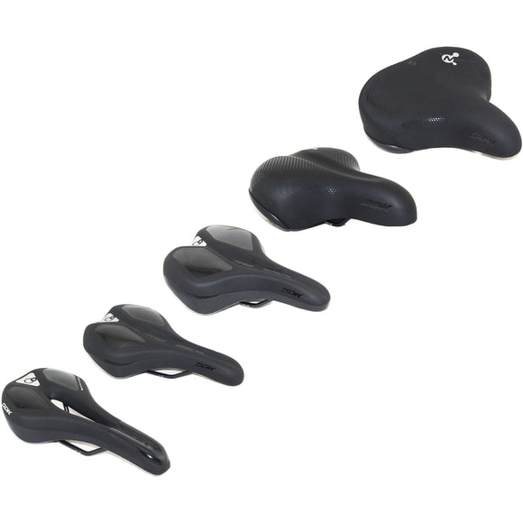DDK Fahrradsattel mit Memory-Foam Komfortsattel City-/MTB-/Trekkingsattel, verschiedene Größen