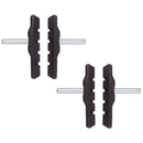 2 Paar V-Bremsschuhe 72mm asymetrisch mit Bolzen-1