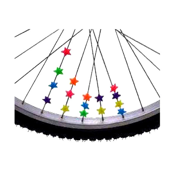 36 Stk. Speichendekoration verschiedene Farben